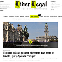 TTR Data e iDeals publican el informe Five Years of Private Equity -Spain & Portugal